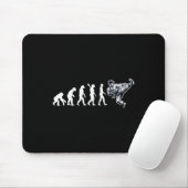 Funny Karate Evolution Martial Arts Lover Karate Mousepad (Mit Mouse)