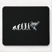 Funny Karate Evolution Martial Arts Lover Karate Mousepad (Vorne)
