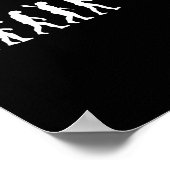 Funny Karate Evolution Martial Arts Lover Karate Poster (Ecke)