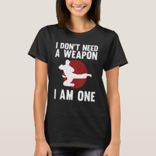 Funny Karate für Männer Frauen Karate Black Belt M T-Shirt