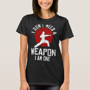 Funny Karate für Männer Frauen Karate Black Belt M T-Shirt