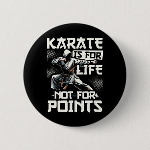 Funny Karate für Männer Judo - Karate ist für Lebe Button