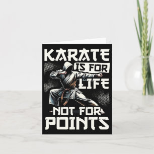 Funny Karate für Männer Judo - Karate ist für Lebe Karte