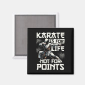 Funny Karate für Männer Judo - Karate ist für Lebe Magnet (Vorderseite/Rückseite)