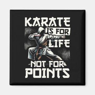Funny Karate für Männer Judo - Karate ist für Lebe Magnet