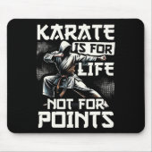 Funny Karate für Männer Judo - Karate ist für Lebe Mousepad (Vorne)