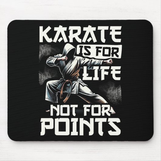 Funny Karate für Männer Judo - Karate ist für Lebe Mousepad (Vorne)