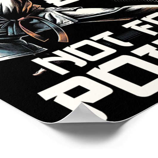 Funny Karate für Männer Judo - Karate ist für Lebe Poster (Ecke)