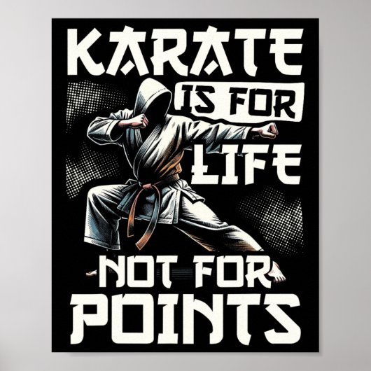 Funny Karate für Männer Judo - Karate ist für Lebe Poster (Vorne)