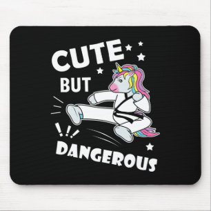 Funny Karate Girl Geburtstagsgeschenk Shirt Niedli Mousepad