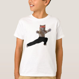 Funny Karate Kitten T-Shirt