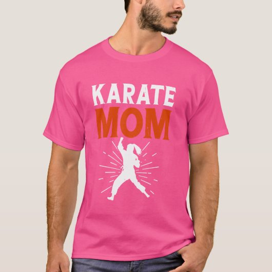 Funny Karate Mama Karate Liebe T-Shirt (Vorderseite)