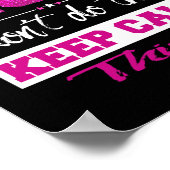 Funny Karate Mama T Shirt Poster (Ecke)