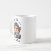 Funny Karate Ramen Boy Kaffeetasse (Vorderseite Links)