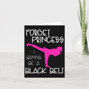 Funny Karate Shirt Girl Black Belt Martial Arts Gi Karte