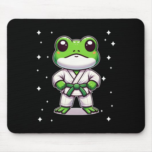 Funny Karate Shirts für Kinder Mousepad (Vorne)