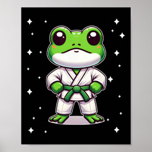 Funny Karate Shirts für Kinder Poster