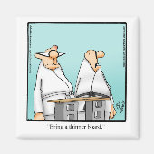 Funny Karate Spaß Magnet (Vorne)