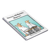Funny Karate Spaß Notebook Notizblock (Rechte Seite)