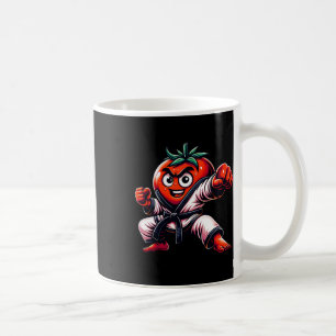 Funny Karate Tomato Design for Martial Arts Liebha Kaffeetasse