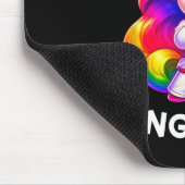 Funny Karate Unicorn Niedlich, aber gefährlich Kar Mousepad (Ecke)