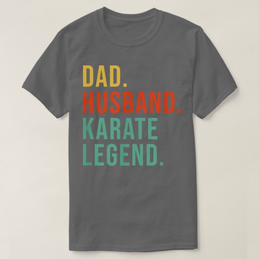 Funny Karate Vater Husband Legend Cool Men Fathers T-Shirt (Design vorne)
