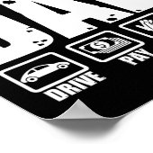 Funny Karate Vater Martial Arts Vater Spaß Väter Poster (Ecke)