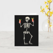 Funny Karatesaurus Dinosaur T Rex in Karate Gi Bla Karte (Gelbe Blume)