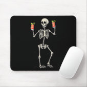 Funny Karatesaurus Dinosaur T Rex in Karate Gi Bla Mousepad (Mit Mouse)