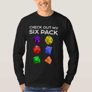 Funny Karo aus meinem Sixpack Würfel für Drachen D T-Shirt