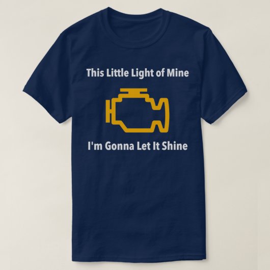 Funny Karo Motor Light T-Shirt (Design vorne)