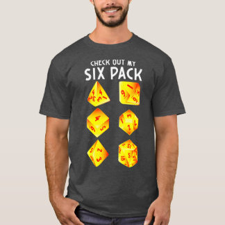 Funny Karo Out My Six Pack Dice Puff T-Shirt