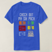Funny Karo Out My Six Pack Gitarrist Pedals Music  T-Shirt (Design vorne)