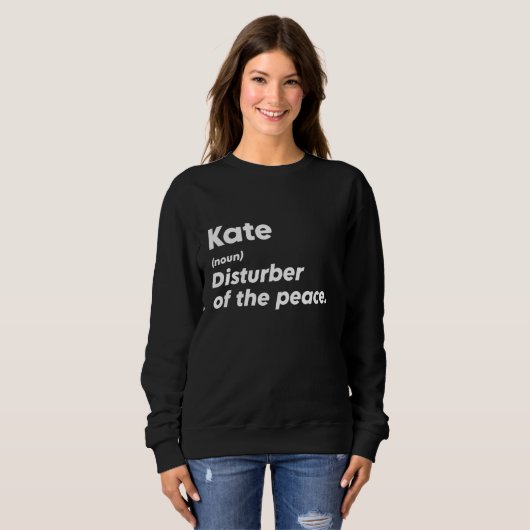 Funny Kate 'Disturber of the Peace' Custom Persona Sweatshirt (Vorne ganz)