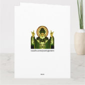 Funny Katholic Birthday Karte (Rückseite)