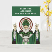 Funny Katholic Birthday Karte (Gelbe Blume)