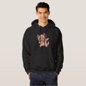 Funny Kawaii Axolotl and Capybara Lover Capybara D Hoodie (Vorne ganz)