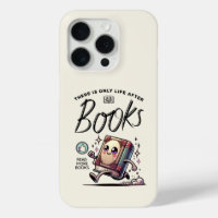 Funny Kawaii Buch mit Zitat Mehr Bücher