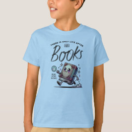 Funny Kawaii Buch mit Zitat Mehr Bücher T-Shirt
