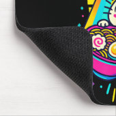 Funny Kawaii Cat Ramen Ufo Japanese Anime Women Gi Mousepad (Ecke)