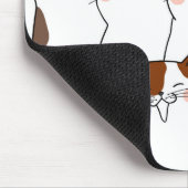 Funny Kawaii Cats Mousepad (Ecke)