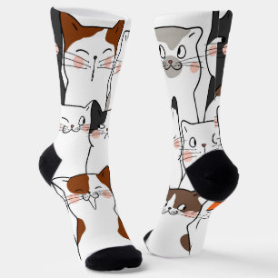 Funny Kawaii Cats Socken