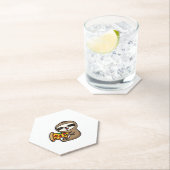 Funny Kawaii Chibi Sloth mit Pizza � Niedlichen Ca Untersetzer (Vor Ort)