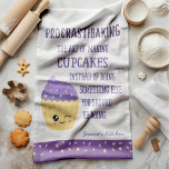 Funny Kawaii Cupcake Procrastibaking Geschirrtuch<br><div class="desc">Niedliches und Funny Kawaii Cupcake Procrastibaking Handtuch - Dieses unglaublich witzig und ultra niedliche Kawaii Kuchentuch-Design ist ein absoluter "Deal-Baker" Mit der Definition von "Procrastibaking" - das ist die Kunst des Backens von Kuchen, während Sie etwas Anderes tun sollten. Die perfekte Geschenkoption für alle, die Lieben, zu backen und Magie...</div>