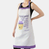 Funny Kawaii Cupcake Sprinkles Procrastibaking Schürze (InSitu)