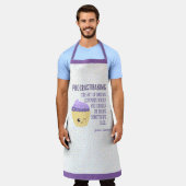 Funny Kawaii Cupcake Sprinkles Procrastibaking Schürze (Getragen)