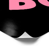 Funny Kawaii Donuts Workout Quote Poster (Ecke)