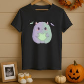 Funny Kawaii Monster Pregnancy Niedlich Halloween T-Shirt
