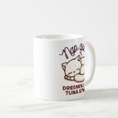 Funny Kawaii Nickerchen Queen Cat Tasse (VorderseiteRechts)