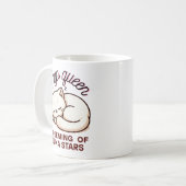 Funny Kawaii Nickerchen Queen Cat Tasse (Vorderseite Links)
